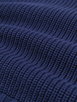 Stamp Knit - Navy