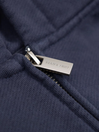 Sunflower Zipper Hoodie - Midnight Blue
