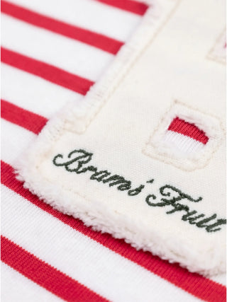 Varsity Striped Longsleeve - Washed Red