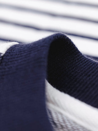Varsity Striped Longsleeve - Navy
