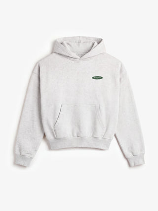 Distressed “F*ck Off I’m Gardening” Hoodie - Natural Melange