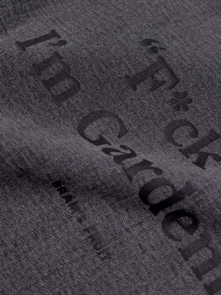 Distressed F*ck Off I'm Gardening Hoodie - Washed Black