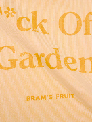 Distressed F*ck Off I'm Gardening T-shirt - Washed Orange