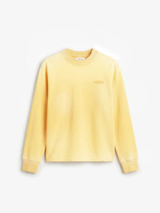 Distressed “F*ck Off I’m Gardening” Longsleeve - Washed Sunrise Yellow