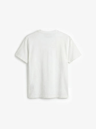 Distressed Quote T-shirt - White