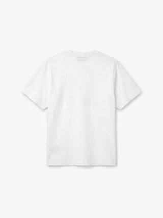 Distressed Script Logo T-shirt - Off-White