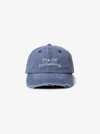 F*ck Off I'm Gardening Cap Distressed - Washed Navy