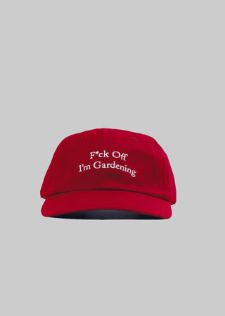 F*ck Off I'm Gardening Cap Red