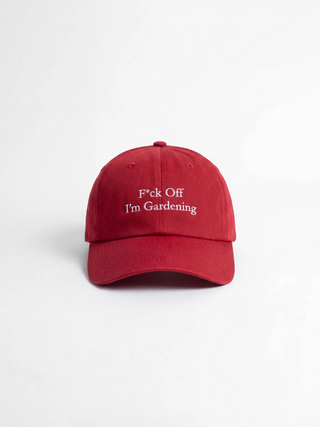 “F*ck Off i'm Gardening” Cap - Red