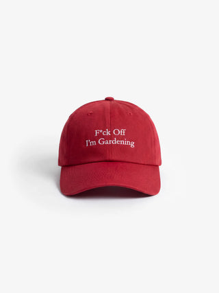 “F*ck Off i'm Gardening” Cap - Red