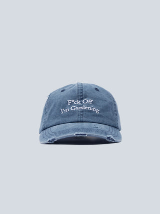 F*ck Off I'm Gardening Cap Distressed - Washed Navy