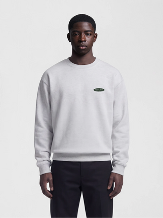 Distressed “F*ck Off I'm Gardening” Crewneck - Grey Melange