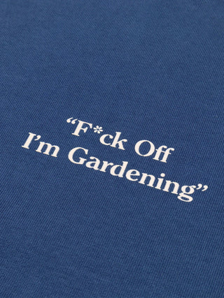 “F*ck Off I'm Gardening” Raglan T-Shirts - Blue