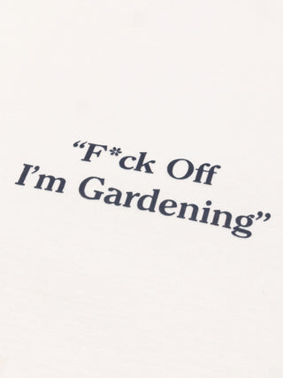 “F*ck Off I'm Gardening” Raglan T-Shirts - White