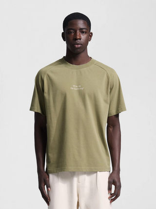 "F*ck Off I'm Gardening" Raglan T-shirt - Solid Olive Green