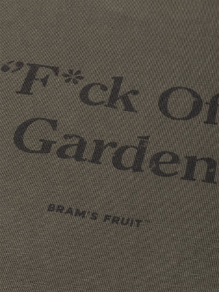 “F*ck Off I'm Gardening” Sleeveless T-Shirt Distressed - Washed Charcoal