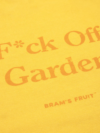 “F*ck Off I'm Gardening” T-Shirt Distressed - Washed Dried Orange