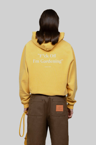 F*ck Off I'm Gardening Hoodie - Yellow