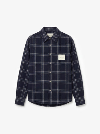 Flanel Overshirt - Navy