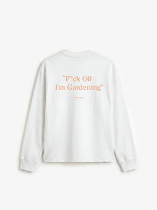 F*ck Off I'm Gardening Longsleeve Distressed - World Cup Orange