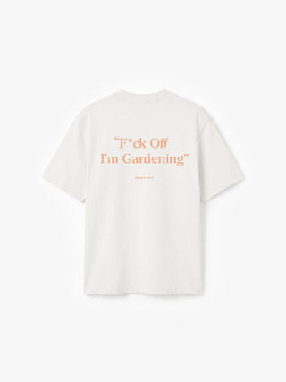 F*ck Off I'm Gardening T-shirt Distressed - World Cup Orange