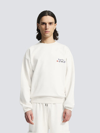 Flora Crewneck - Solid Beige