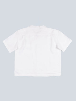 Garden Hose Linen Shirt - White
