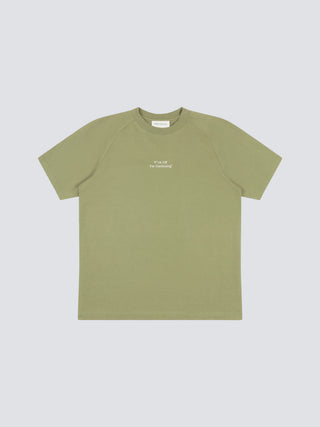 "F*ck Off I'm Gardening" Raglan T-shirt - Solid Olive Green