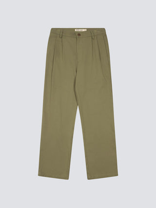 Twill Trousers - Olive Green