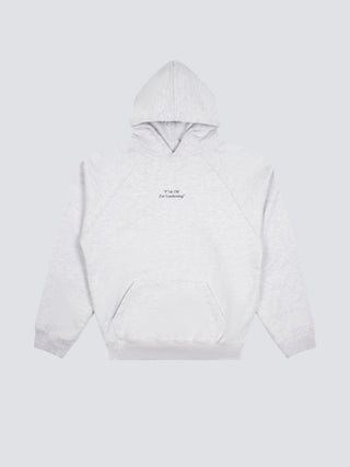 "F*ck Off I'm Gardening" Raglan Hoodie- Grey Melange