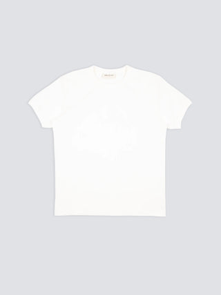 Heavy Rib T-Shirt Distressed - White