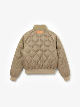Reversible Bomber Jacket - Olive Green