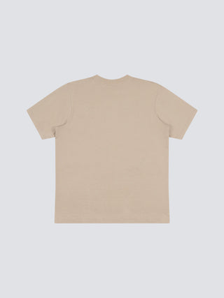 Garden Hose Chain Stitch T-shirt - Solid khaki