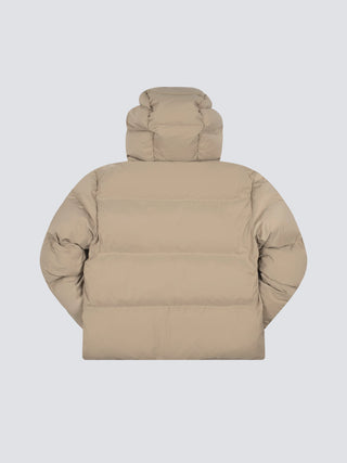 Hooded Puffer Jacket - Khaki