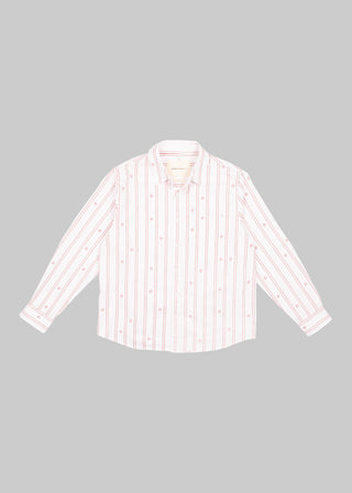 Lemon Pattern Shirt - Red