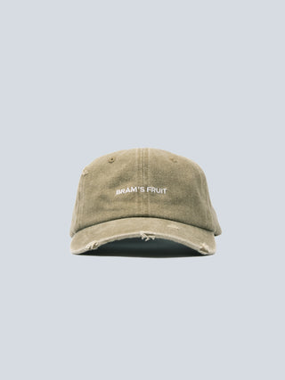 Logo Cap Distressed - Washed Olive Green