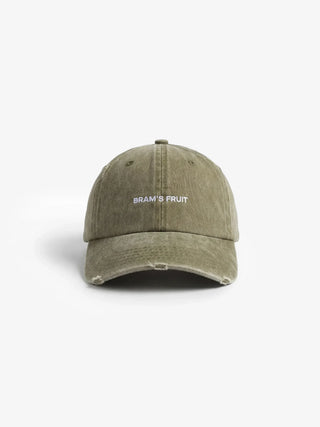 Logo Cap Distressed - Washed Olive Green