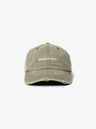 Logo Cap Distressed - Washed Olive Green