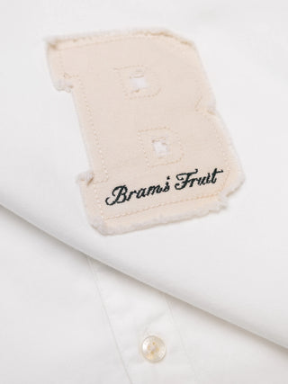 Longsleeve Varsity Shirt - White