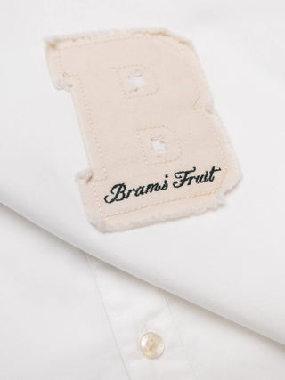 Shortsleeve Varsity Shirt - White