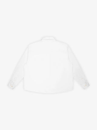 Longsleeve Varsity Shirt - White