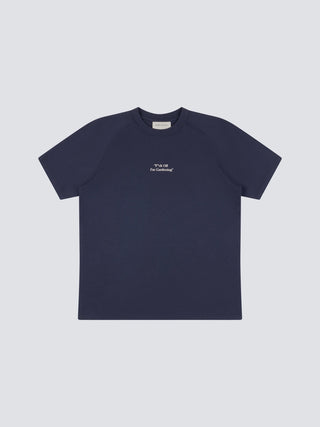 "F*ck Off I'm Gardening" Raglan T-shirt - Solid Midnight Blue