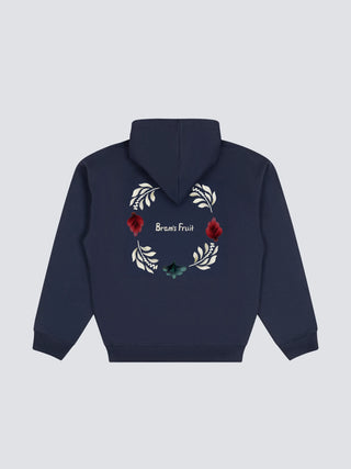 Flora Hoodie - Washed Navy