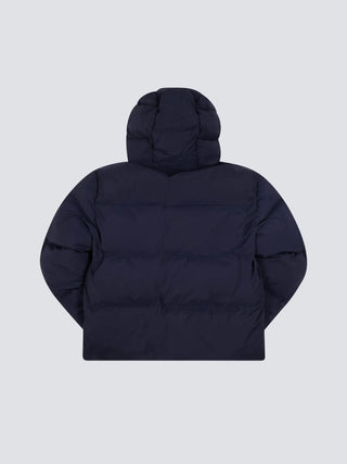 Hooded Puffer Jacket - Navy