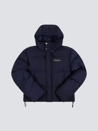 Hooded Puffer Jacket - Navy