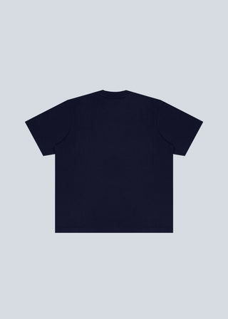 Mum's Script Logo T-Shirt - Navy