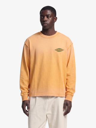 Distressed Leaf Longsleeve - Orange