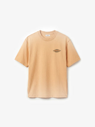 Distressed Leaf T-shirt - Orange