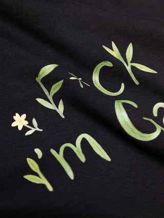 Organic F*ck Off I'm Gardening T-shirt - Black