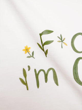 Organic F*ck Off I'm Gardening T-shirt - White